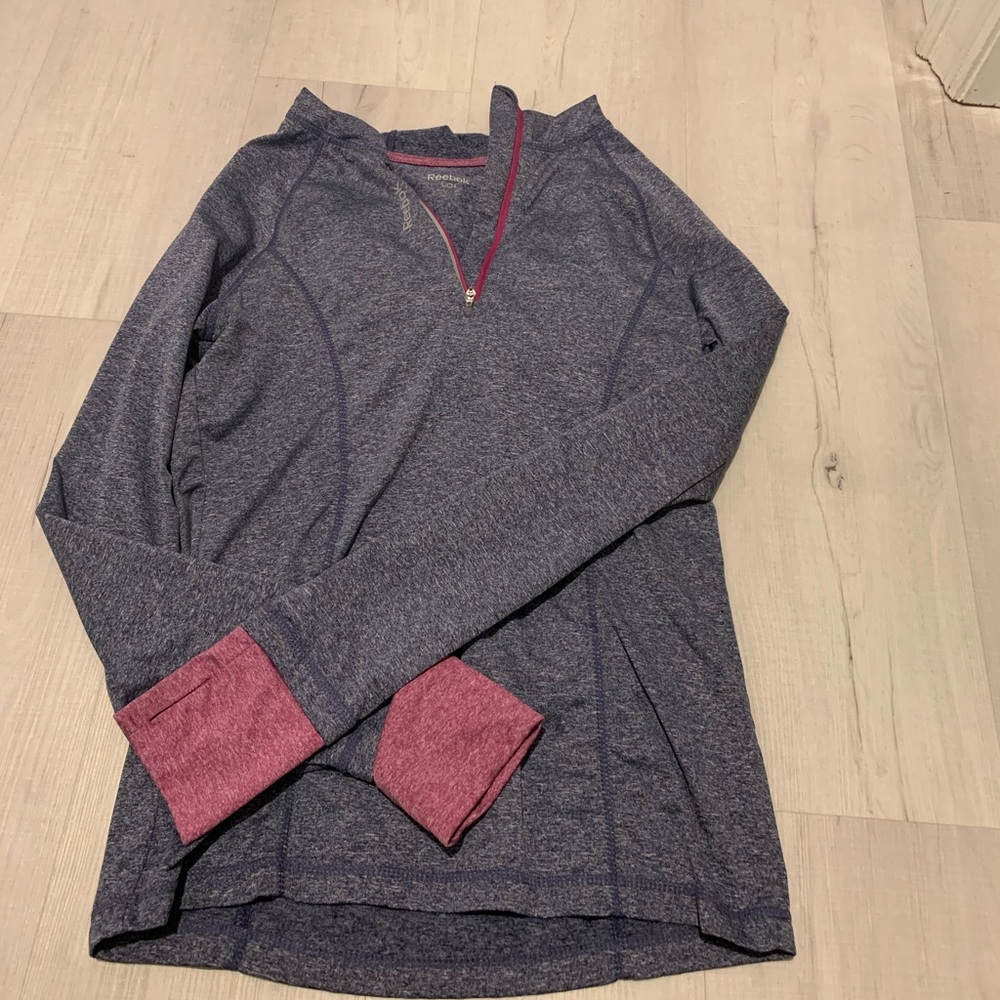 Reebok quarter zip athletic jacket